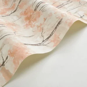 orange botanical wallpaper and wallpaper with wave