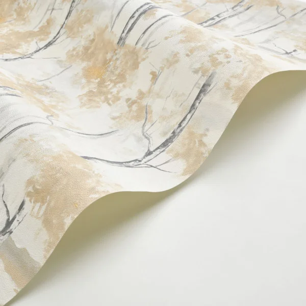 Skandinavia Wallpaper - Beige Sable by orange botanical wallpaper and wallpaper with wave