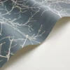 blue botanical wallpaper and wallpaper with wave