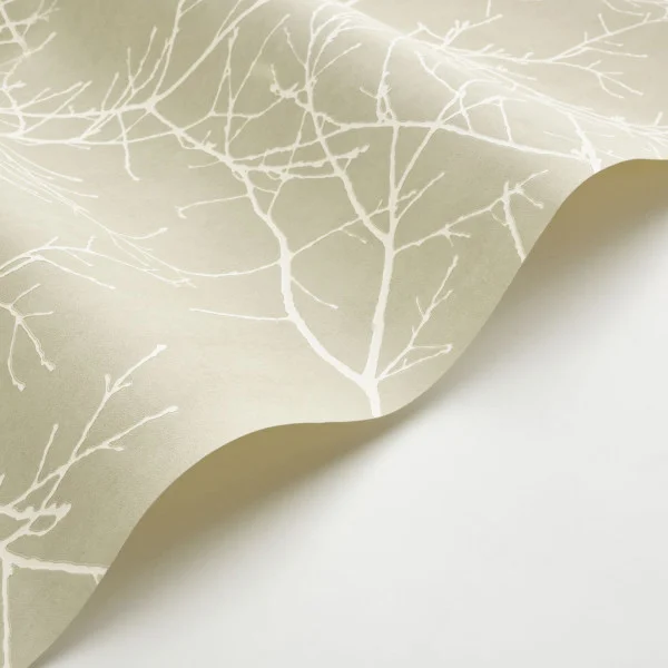 Vancouver Wallpaper - Vert Lichen by neutral botanical wallpaper and wallpaper with wave