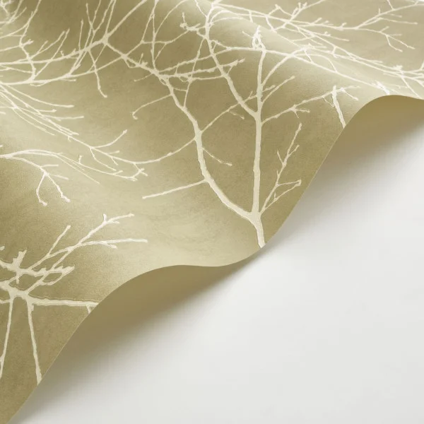 Vancouver Wallpaper - Vert Olive by green botanical wallpaper and wallpaper with wave
