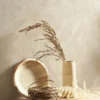 neutral plain wallpaper and with