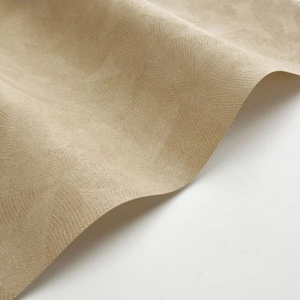 Masaya Wallpaper - Beige Mastic by brown plain wallpaper and wallpaper with wave