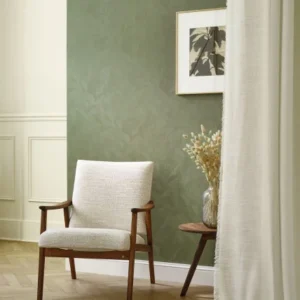 green plain wallpaper and with