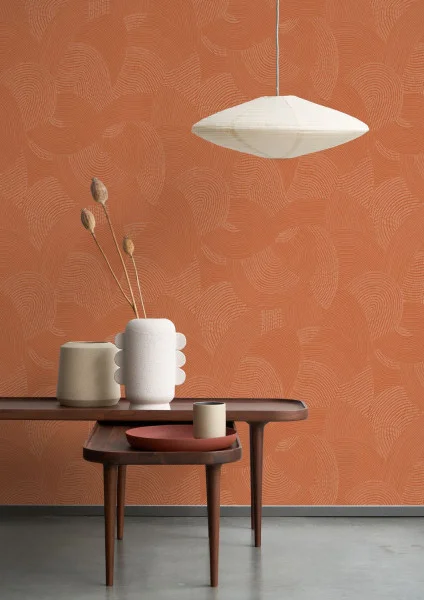 Nangara Tjala Wallpaper - Cuivre by brown misc wallpaper and with