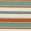 red striped woven fabric from Casamance