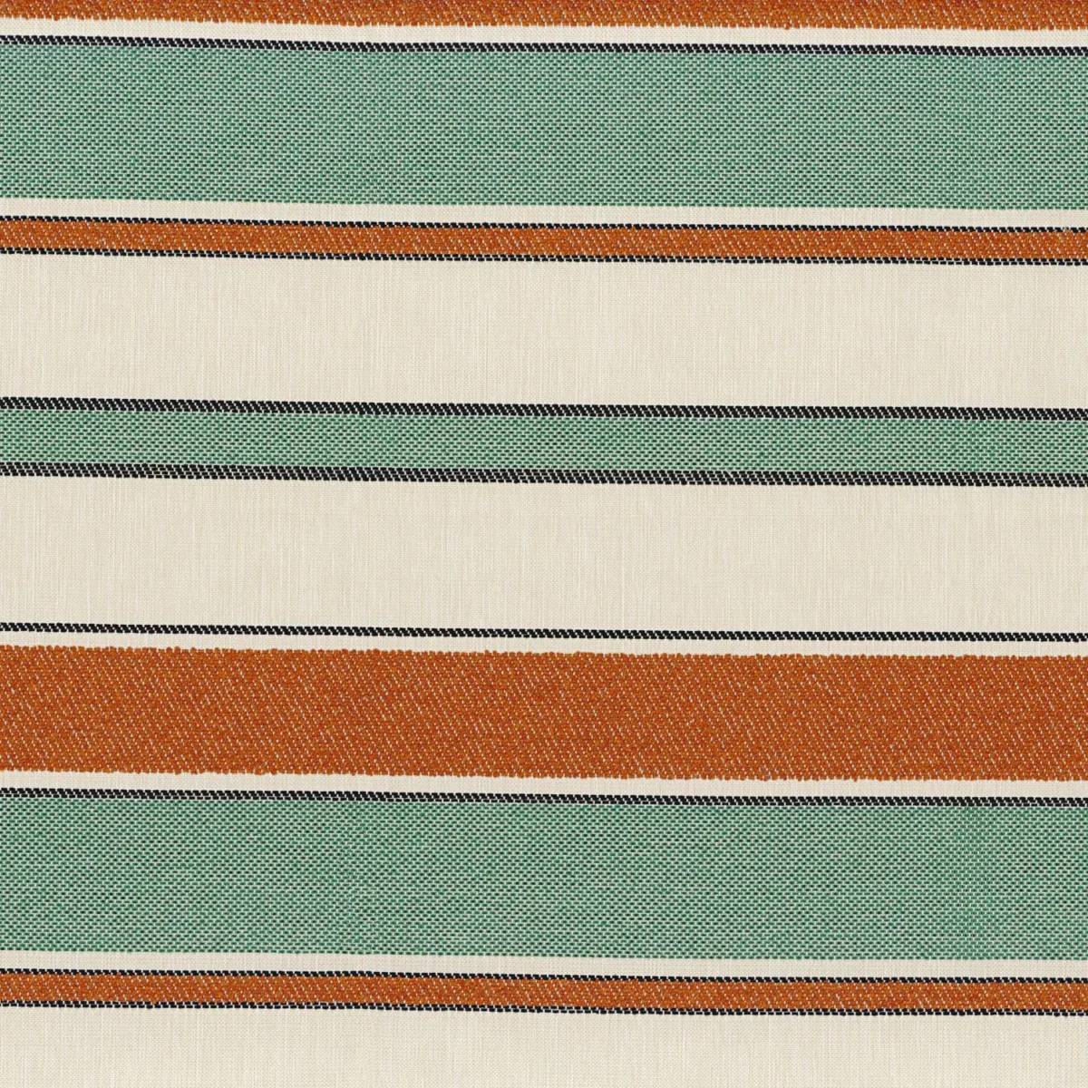 red striped woven fabric from Casamance