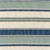 blue striped woven fabric from Casamance