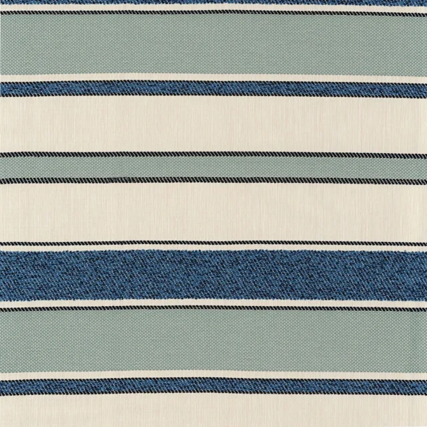 Sorrente Fabric - Celadon Marine by blue striped woven fabric from Casamance