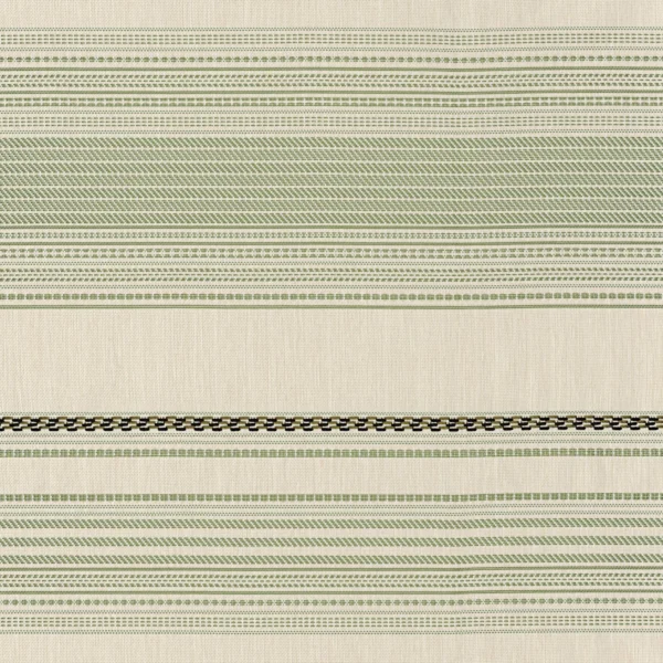 green striped woven fabric from Casamance