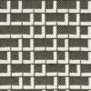 black-grey geometric jacquard fabric from Casamance