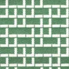 green geometric jacquard fabric from Casamance