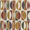 yellow geometric woven fabric from Casamance