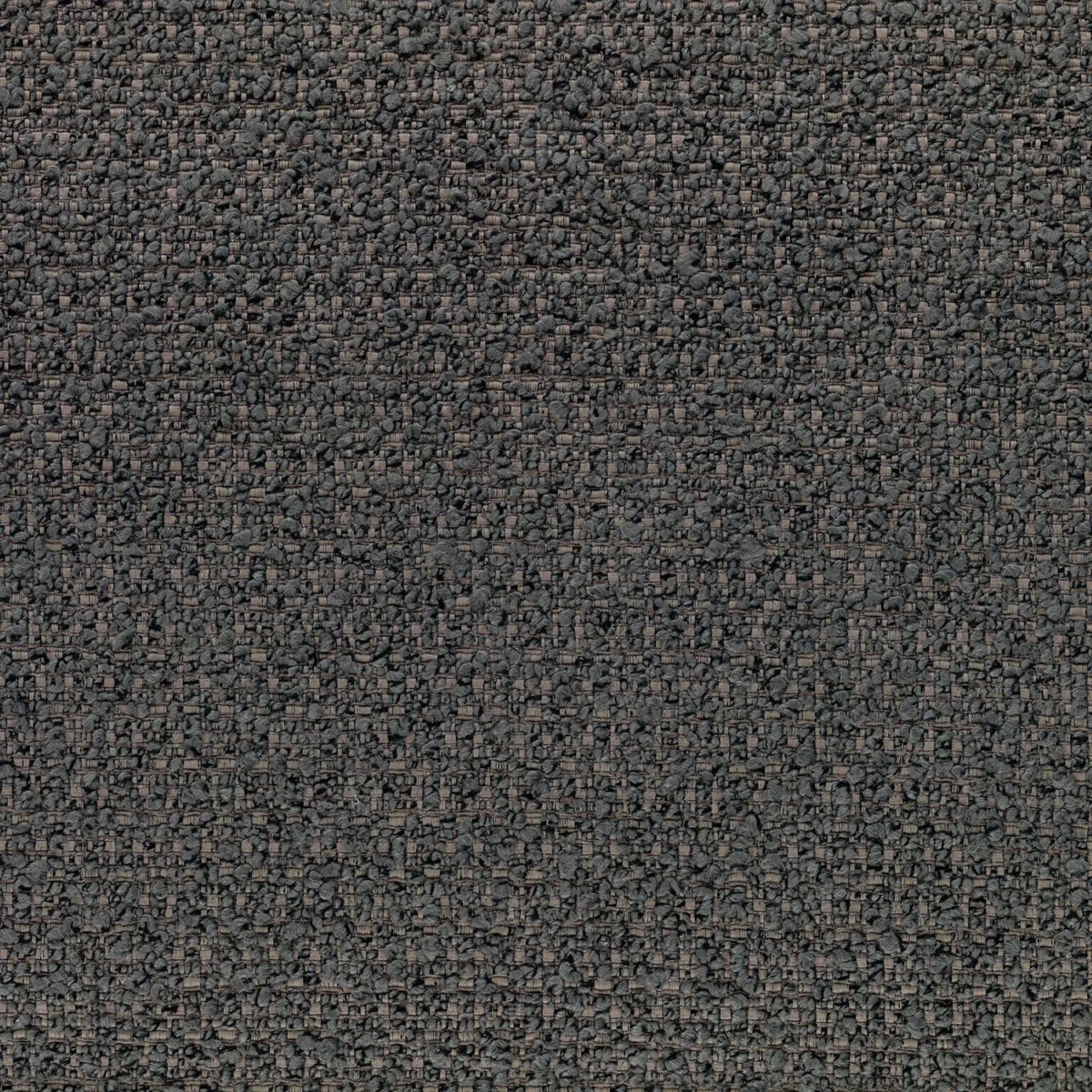black-grey plain woven fabric from Casamance