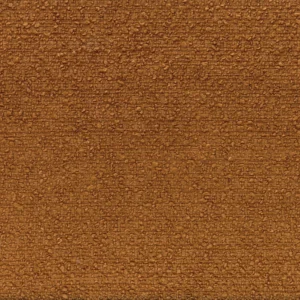 orange plain woven fabric from Casamance