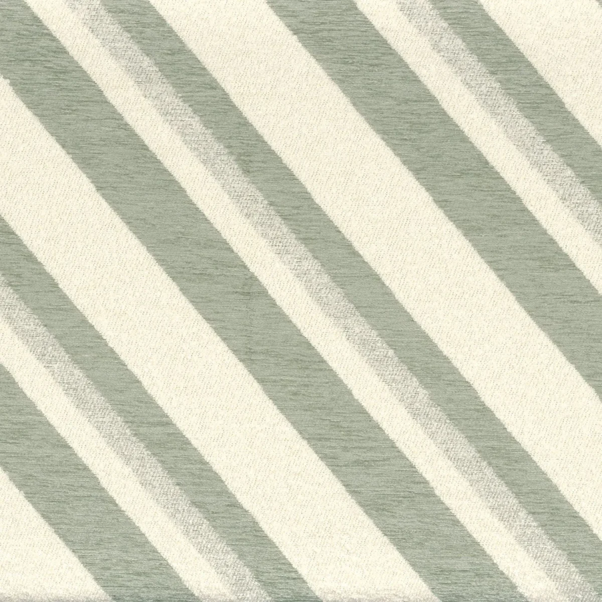 green striped jacquard fabric from Casamance
