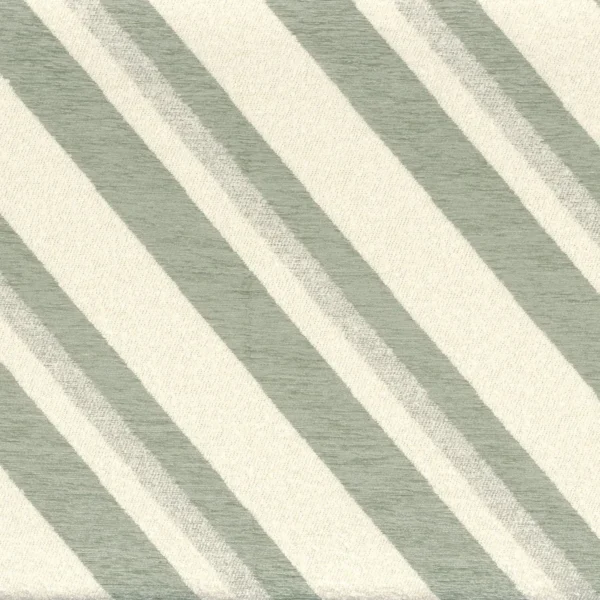 green striped jacquard fabric from Casamance