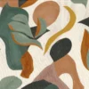 blue contemporary linen fabric from Casamance