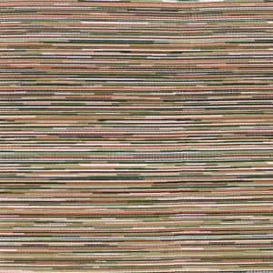 orange striped woven fabric from Casamance