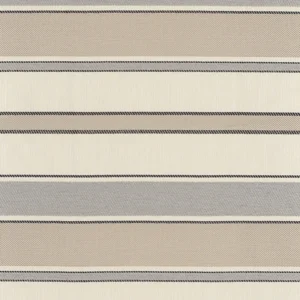 brown striped woven fabric from Casamance