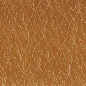 orange misc embroideried fabric from Casamance