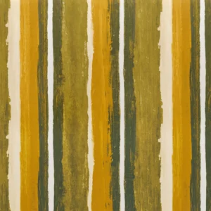green striped printed fabric from Casamance