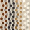 multicolour geometric woven fabric from Casamance