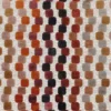 red geometric woven fabric from Casamance