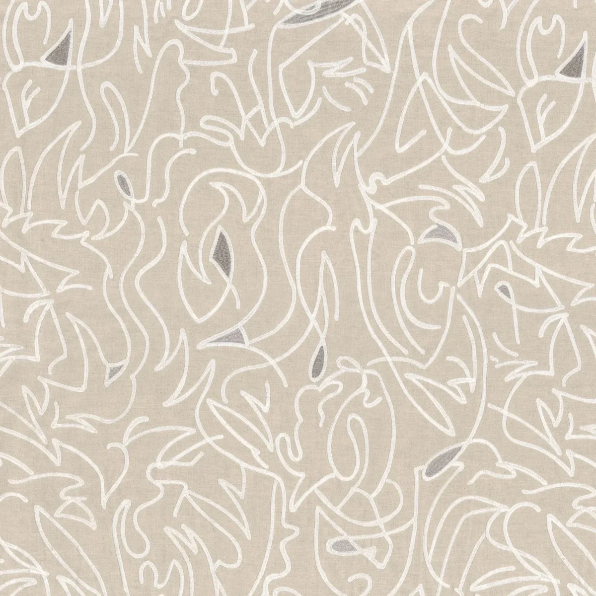 neutral misc cotton fabric from Casamance