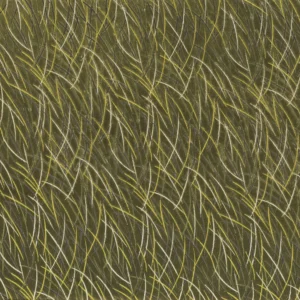 green misc embroideried fabric from Casamance