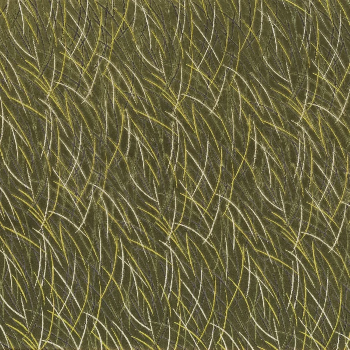 Euphorbe Fabric - Kaki swatch