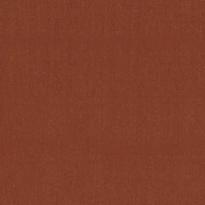 red plain woven fabric from Casamance