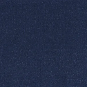 blue plain woven fabric from Casamance