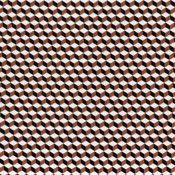 Strapontin Fabric - Noir De Lune / Terre De Sienne by brown geometric jacquard fabric from Casamance