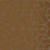 brown geometric jacquard fabric from Casamance