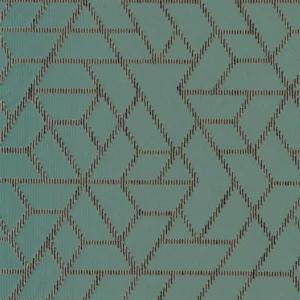 blue geometric jacquard fabric from Casamance