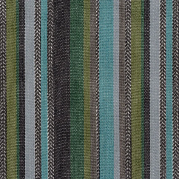 Costa Nova Fabric - Turquoise Emeraude by green striped woven fabric from Casamance