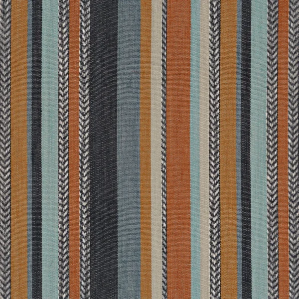 Costa Nova Fabric - Pierre Bleue Terre De Sienne by orange striped woven fabric from Casamance