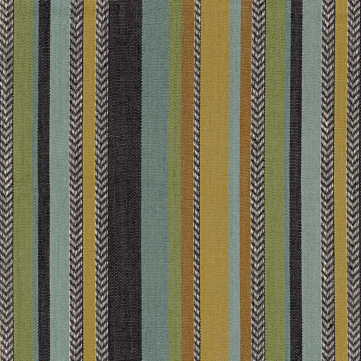 Costa Nova Fabric - Celadon Moutarde by green striped woven fabric from Casamance
