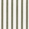 green striped cotton fabric from Casamance