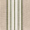 green striped cotton fabric from Casamance