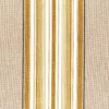 yellow striped cotton fabric from Casamance
