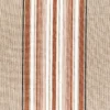 red striped cotton fabric from Casamance