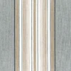 blue striped cotton fabric from Casamance