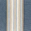 blue striped cotton fabric from Casamance