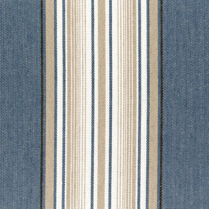 Aveiro Fabric - Bleu Deauville swatch