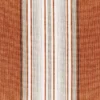 red striped cotton fabric from Casamance