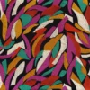 purple contemporary embroideried fabric from Casamance