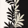 black-grey botanical embroideried fabric from Casamance