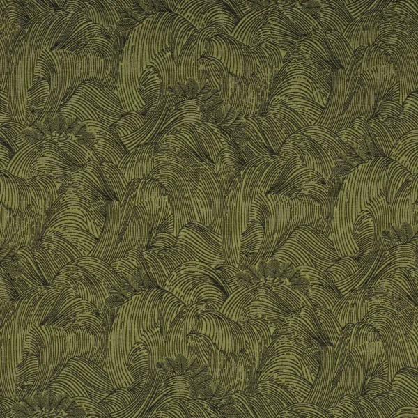 green misc jacquard fabric from Casamance